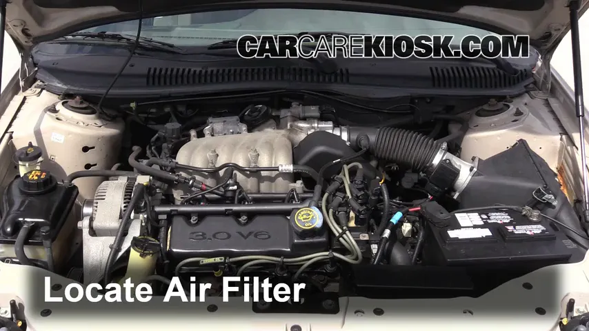 1999 Ford Taurus LX 3.0L V6 Filtre à air (moteur)